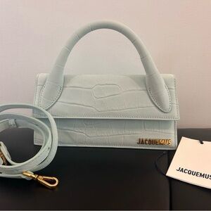 JACQUEMUS Le Chiquito Long Bag in Croc